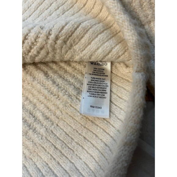 Rachel by Rachel Roy Mock Turtleneck Sweater Size S - Picture 6 of 8